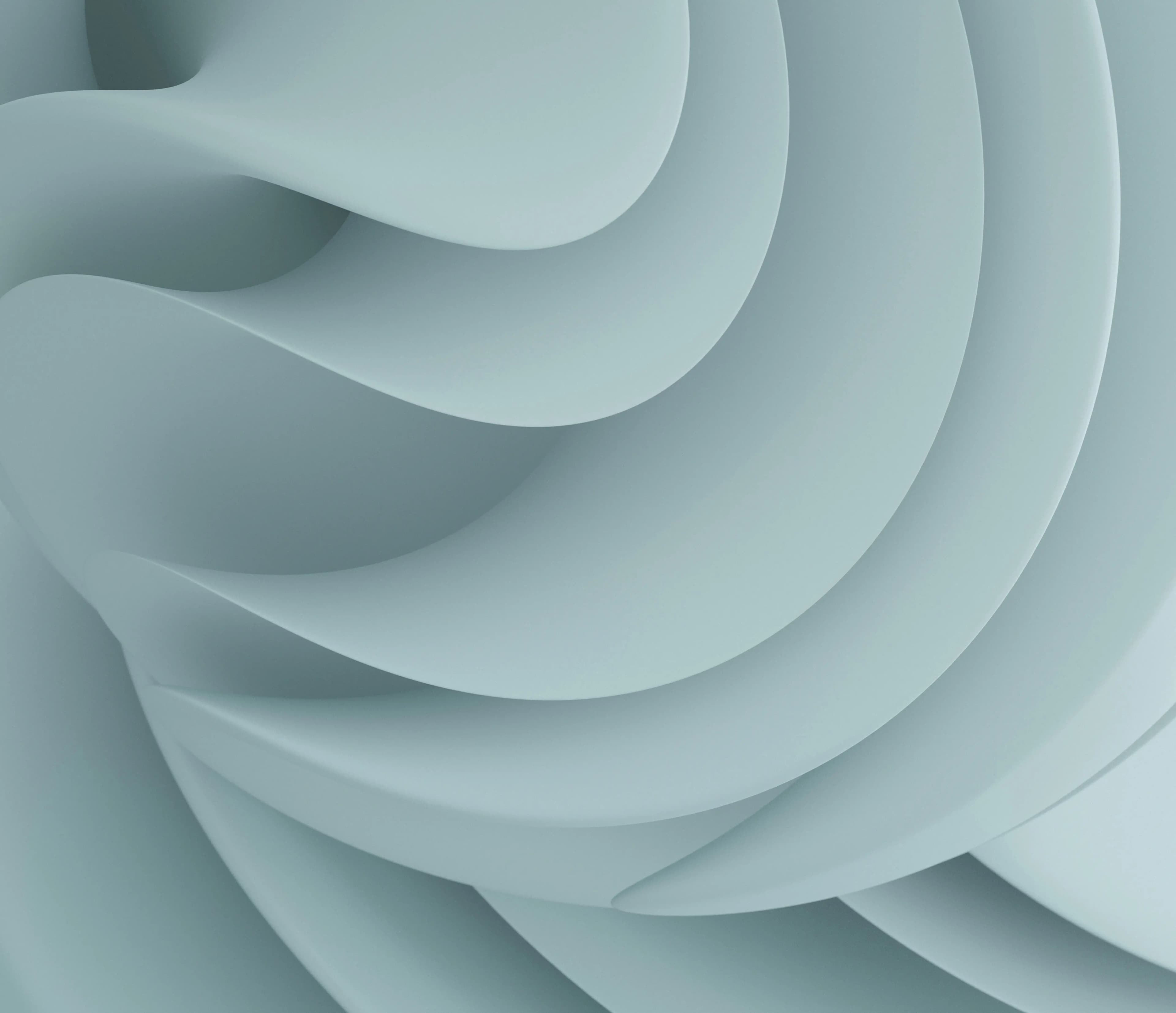 Abstract wavy light teal pattern