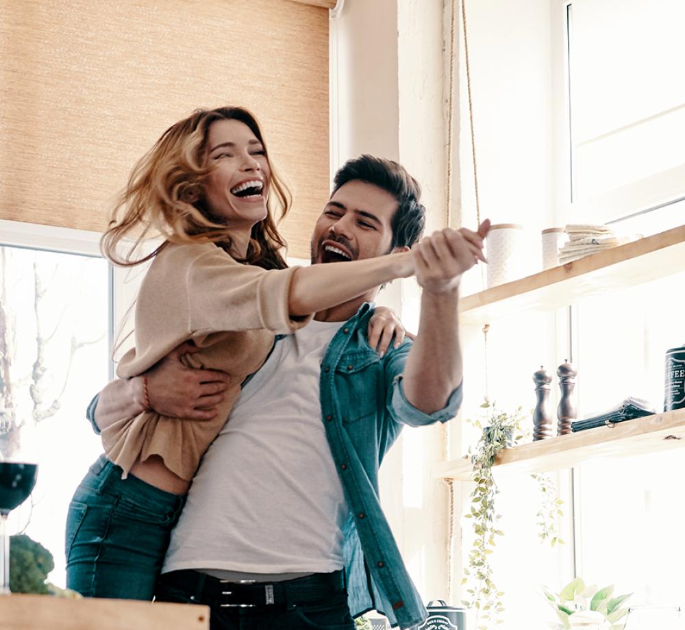 Couple in Kitchen